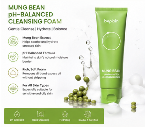 💦 Deep cleansing three-piece skincare pack