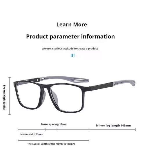 🏆🔥Sport Intelligent Photochromic Bifocal Glasses 100 degrees （suitable for people under 50 years old）