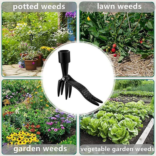 Weed remover root lifter manual bend-free root lifter clip
