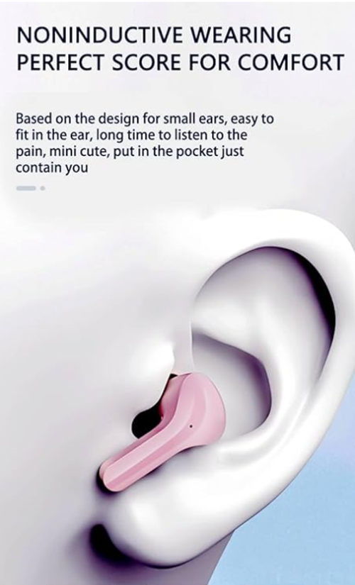 Transparent new digital display Bluetooth headset in-ear type (2 pieces)