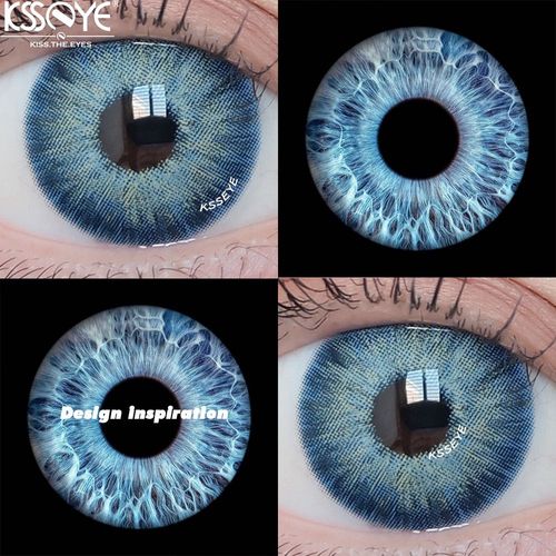 (1-Year Wear) Colored EYESHARE Natural Color Lens Eyes Color Contact Lenses for Eye + Contact Lens Box