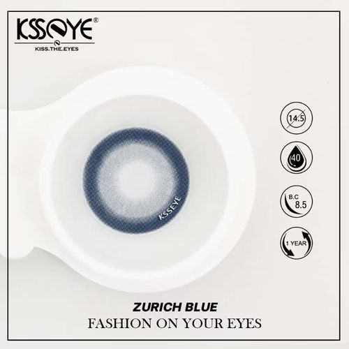 (1-Year Wear) Colored EYESHARE Natural Color Lens Eyes Color Contact Lenses for Eye + Contact Lens Box