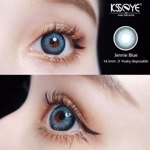 (1-Year Wear) Colored EYESHARE Natural Color Lens Eyes Color Contact Lenses for Eye + Contact Lens Box
