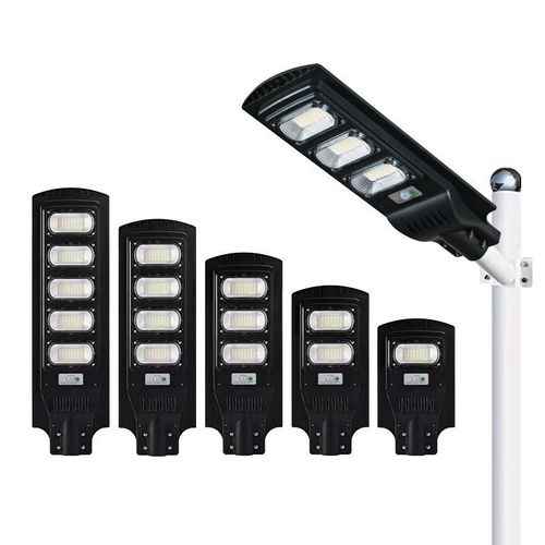 LED Integrated Solar Street Light Human Body Radar Sensor New IP66  65 ABS Body Reflective Cup for Rural Outdoor Road Application