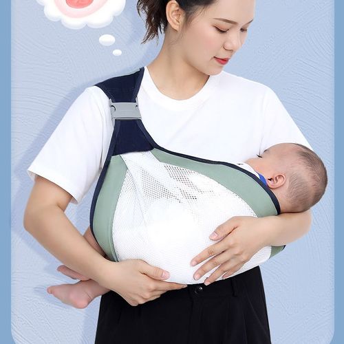 Hands Free One Thick Shoulder Straps Front Hold Newborn Infants Backpack Carrier Hip Wrap Baby Sling Carrier