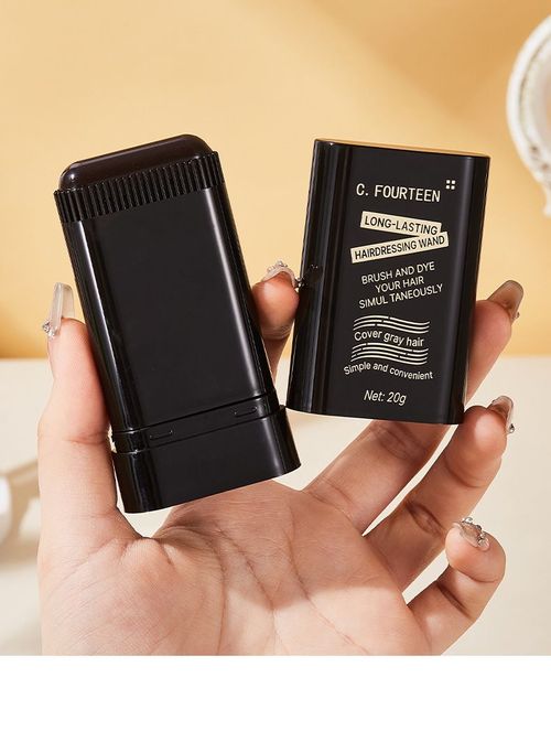 50% OFF Natural Strong Covering Organic Long Lasting Temporary Unisex Black Hair Color Dye Stick