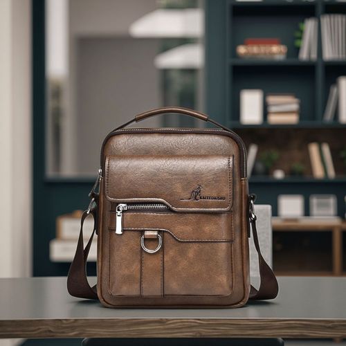 New Arrivals Men's Multi-Functional Business Shoulder Bag Crossbody Bag Oxford Texture Lightweight for Business Use