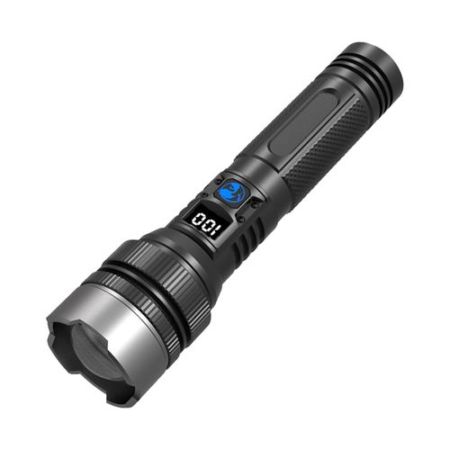 Super Power White LED Light Tactical Flashlight Long Distance 1000 Meter Flash Type C Rechargeable for Outdoor Bright Lighting