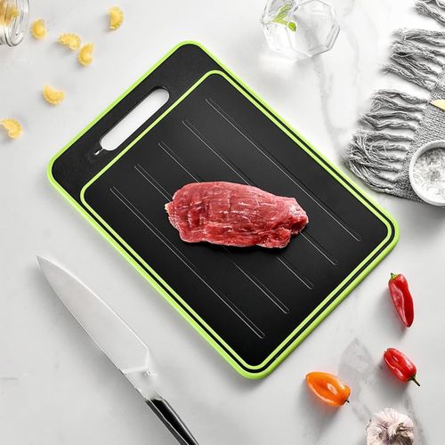 4 in 1 New Plastic Cutting Board Thawing Plate and Chopping Board Defrosting Board Thawing Tray for Frozen Meat Food