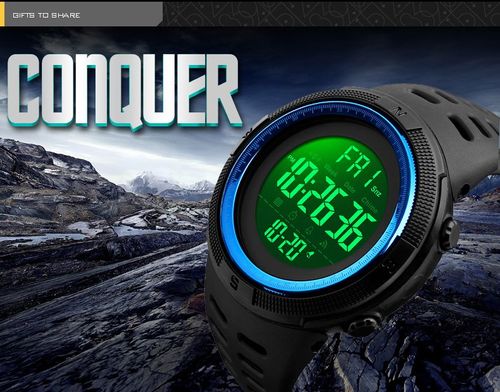 50% OFF Waterproof, shockproof, large-screen, multi-functional sports electronic watch.