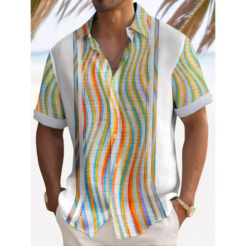 Men's wrinkle-resistant summer shirt.