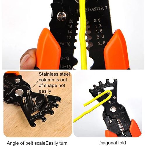 5-in-1 Wire Cutter Stripping Tool Wire Stripper Plier Cutter Crimping Tools Specialized Electrician Pliers