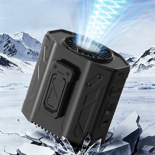 Rechargeable Portable Clip Fan with Light, Powerful Airflow Waist Belt Clip Fan with Stand, Wearable Cooling Mini Fan, Essential for Office, Camping, Travel, Hiking Outdoor Use