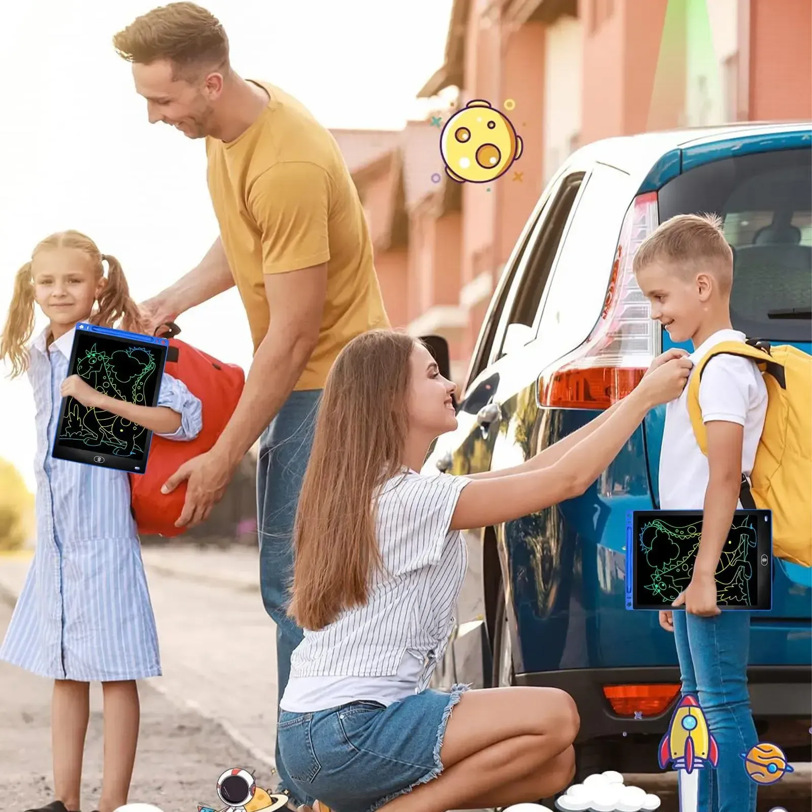 Magical Color Doodle Pad for Kids Portable Writing Tablet