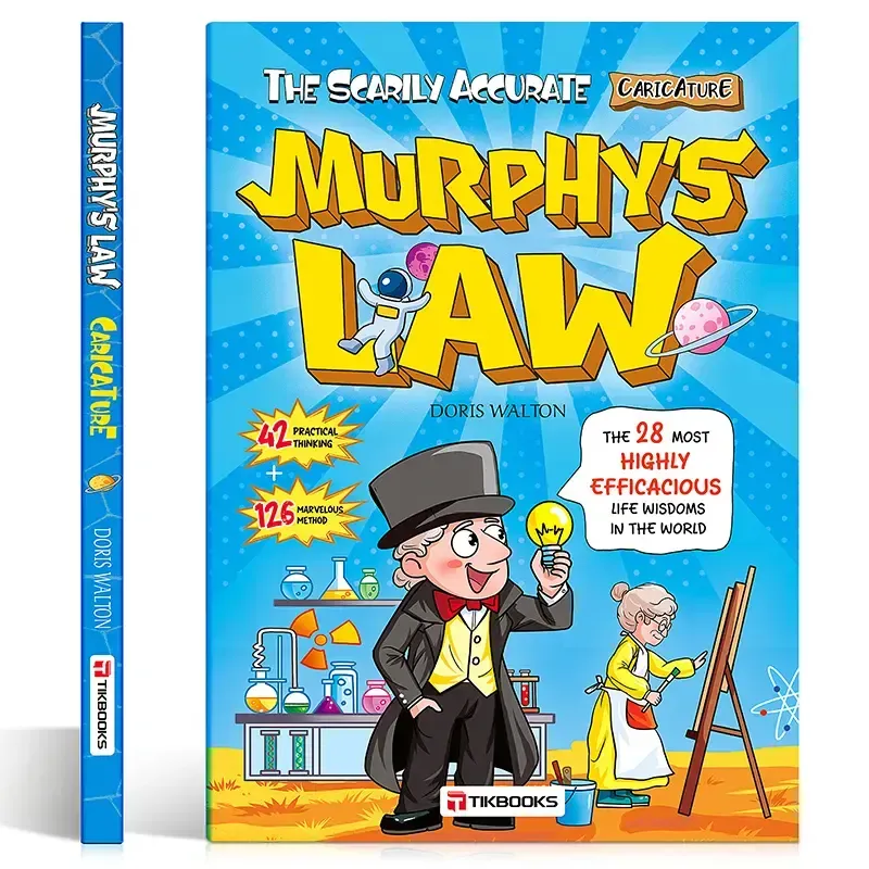 Kids Murphy's Law Comic Book Fun Life Wisdom for Critical Thinking English Version
