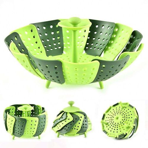 Multifunctional Expandable Steamer Tray for Kitchen Cooking and Fruit Serving