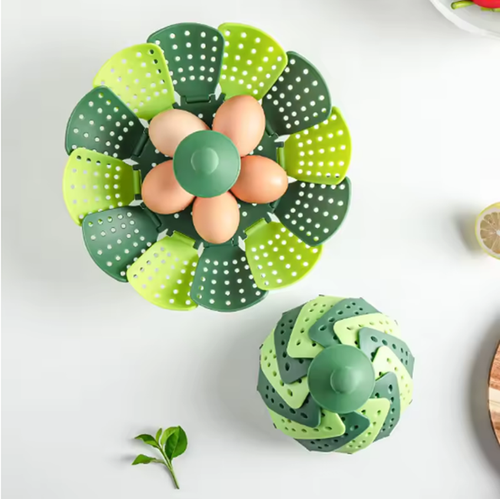 Multifunctional Expandable Steamer Tray for Kitchen Cooking and Fruit Serving