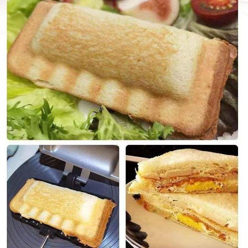 Portable Sandwich Press with Wooden Handle for Gas Cooker