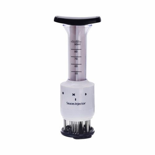 2 in 1 Meat Tenderizer Tool Sauce Injector for Flavor Injection and Tenderizing