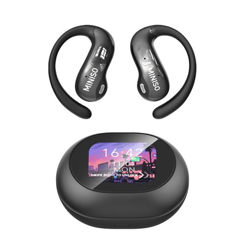 Miniso MS188 True Wireless Headset HD Display HiFi Lossless Sound Quality OWS Design Sports Headset Can Be AI Translated