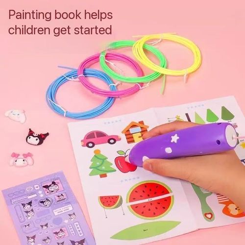 Wireless low temperature 3D printing pen 3D children's three-dimensional painting pen children's student girl gift