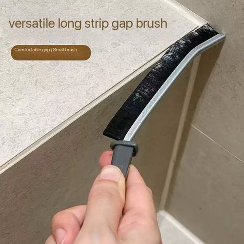 Bathroom crevice brush, bathroom kitchen fine seam brush, cleaning brush, multifunctional window crevice groove dust brush, hard brush