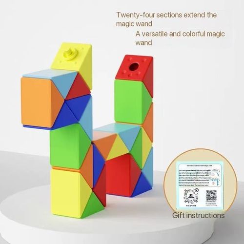 The 24-section Magic Cube, a children's educational toy with an irregular shape, is 3D for developing children's intelligence