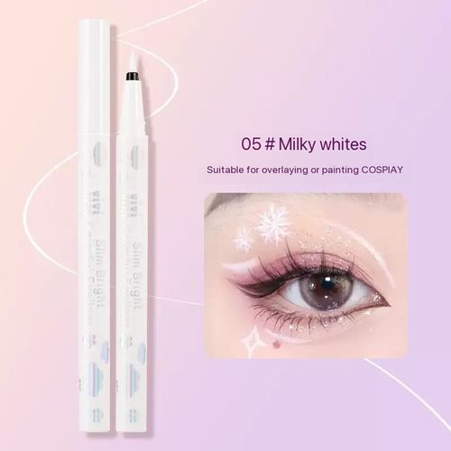 Waterproof, sweat resistant, color fast drying, extremely fine, non smudging, sponge under eyelash soft hair eyeliner liquid pen