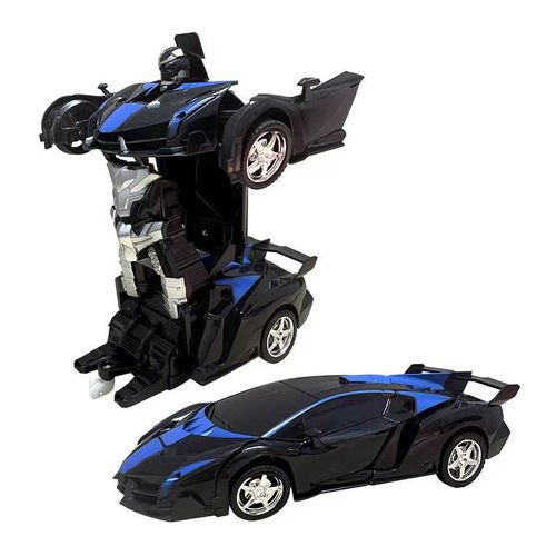 One-click transformable remote control children's racing car, gest-sensing transformable remote control car, Qingtian robot, King Kong model, rechargeable remote control car, sports car boy toy car