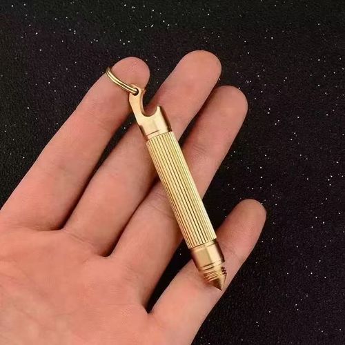Multi-functional bottle opener knife, mini cool stick, invisible knife, portable self-defense knife, Courier opening knife