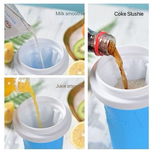 Internet celebrity summer cooling cup pinch homemade smoothie crushed ice cup shake smoothie cup slush machine cup