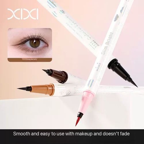 Waterproof, sweat resistant, color fast drying, extremely fine, non smudging, sponge under eyelash soft hair eyeliner liquid pen