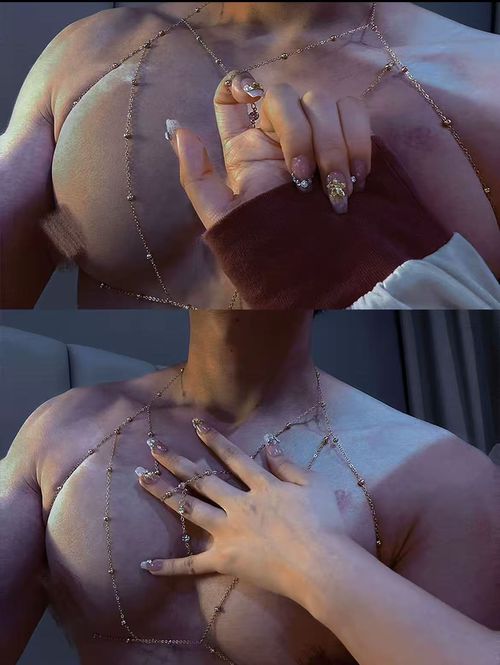 Purely seductive style, braided body chain, European and American style bodychain, sexy necklace, low-cut back chain decoration
