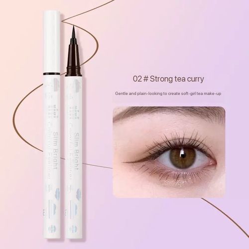 Waterproof, sweat resistant, color fast drying, extremely fine, non smudging, sponge under eyelash soft hair eyeliner liquid pen