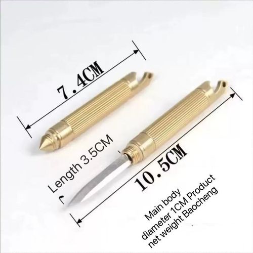 Multi-functional bottle opener knife, mini cool stick, invisible knife, portable self-defense knife, Courier opening knife