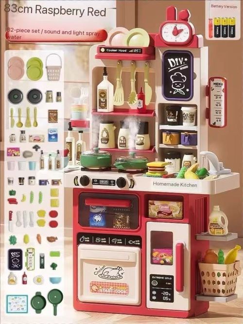 Children's kitchen toy pretend cooking simulation kitchenware set