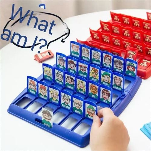 Guess Who I Am Board game, two-player educational children's toy, parent-child interactive game, memory logic card
