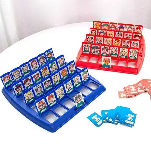 Guess Who I Am Board game, two-player educational children's toy, parent-child interactive game, memory logic card