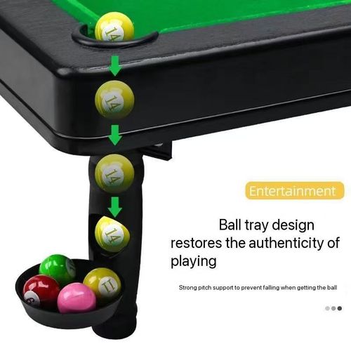 Children's billiard table, six-in-one multi-functional board game, basketball, football, indoor competition, toys for 6-12 years old