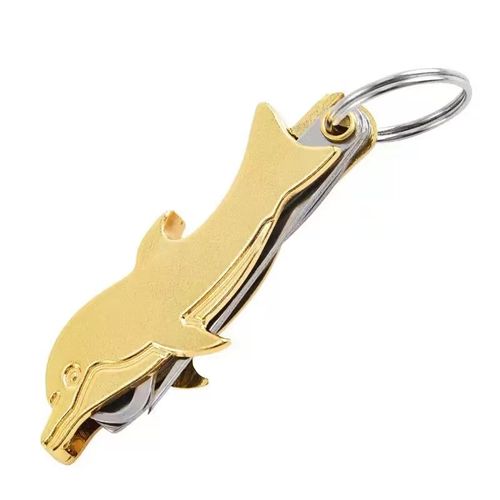 Multi-functional toothpick portable tool, stainless steel teeth picking magic tool, integrated teeth cleaning small knife, keychain, foldable and portable