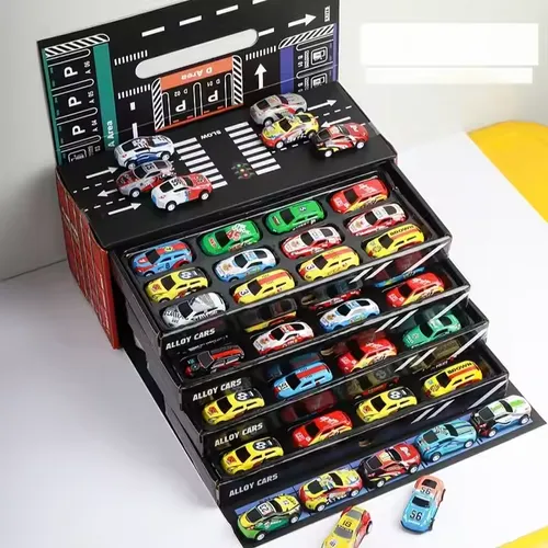 48 mini pull back car set children gift box set boy gift inertia toy car