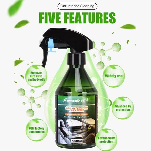Car interior seat cleaner leather door panel foam cleaner