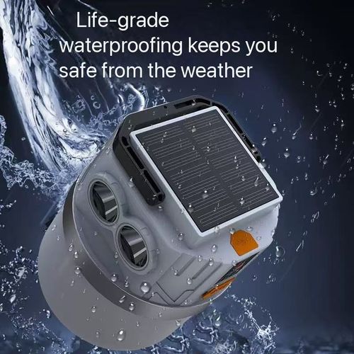Camping lights, solar-powered rechargeable lamps with ultra-long battery life, emergency lights, night market stall lights, outdoor rechargeable lighting lamps