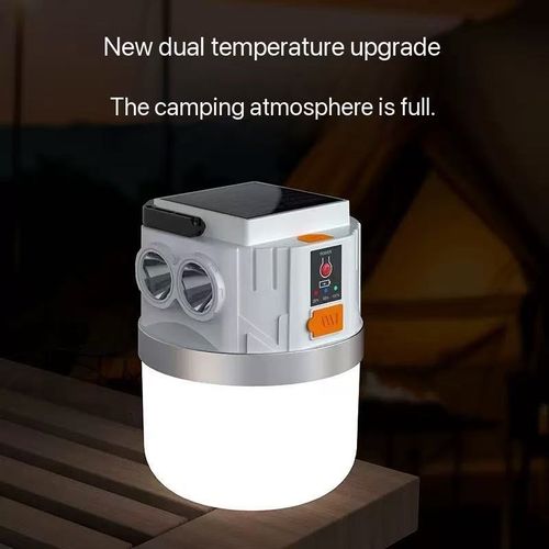 Camping lights, solar-powered rechargeable lamps with ultra-long battery life, emergency lights, night market stall lights, outdoor rechargeable lighting lamps