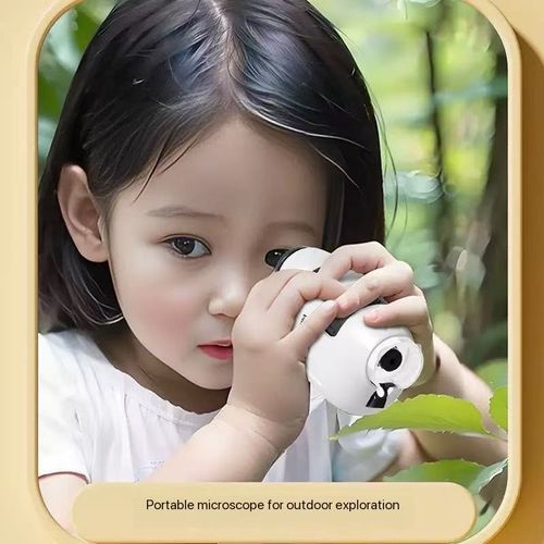 Portable Children's Microscope HD Science Experiment Set Elementary School Experiment Toy Boys and Girls Early Education Puzzle