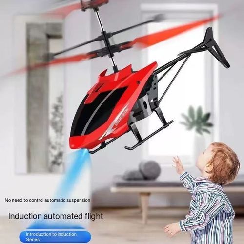Intelligent sensing drone, remote-controlled aircraft, helicopter, hover, shockproof, suitable for children