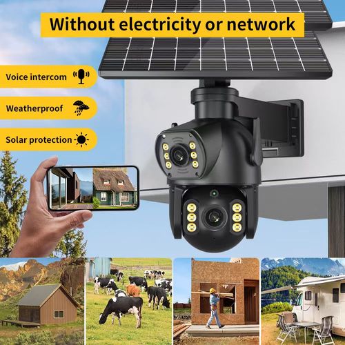 Solar multifunctional camera