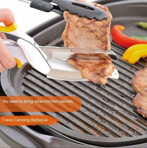 Kitchen multi-functional scissors, folding cutting board, kitchen knife, cutting board, bottle opener, planer and knife, all-in-one outdoor barbecue scissors