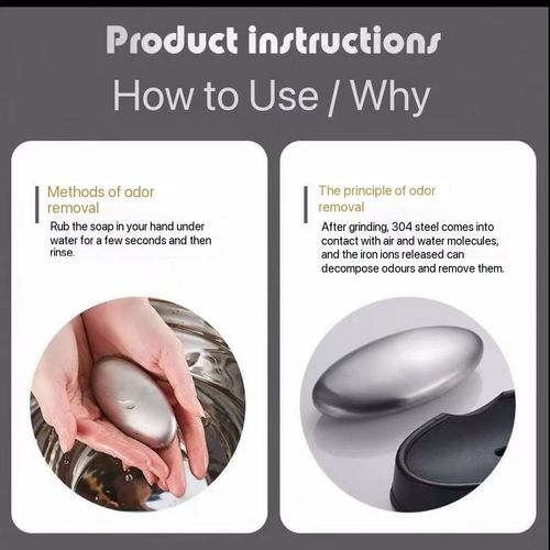 Stainless steel soap is a perfect tool for removing odors and unpleasant smells in the refrigerator. Steel soap can eliminate garlic and fishy odors