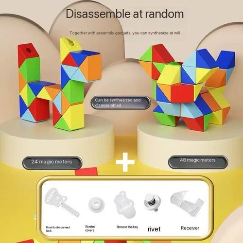 The 24-section Magic Cube, a children's educational toy with an irregular shape, is 3D for developing children's intelligence